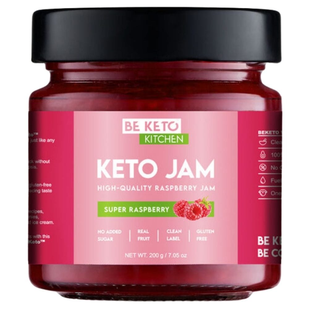 BeKeto Keto Jam, Super Raspberry - 200 g