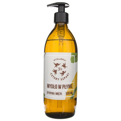 Cztery Szpaki Lemon and Mint Liquid Soap - 500 ml