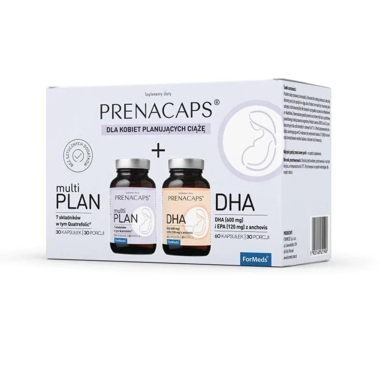 Formeds Prenacaps MultiPLAN + DHA - 30 + 60 Capsules