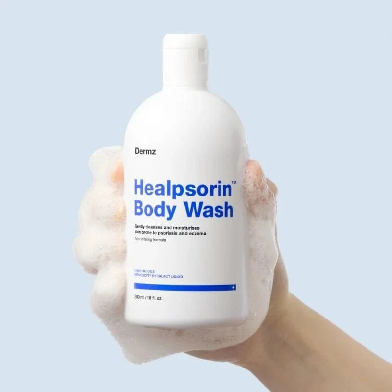 Hermz Healpsorin Face and Body Wash Gel - 500 ml