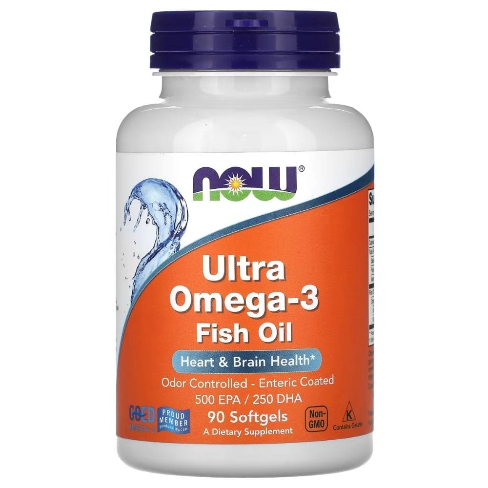Now Foods Ultra Omega-3, 500 EPA / 250 DHA - 90 Softgels