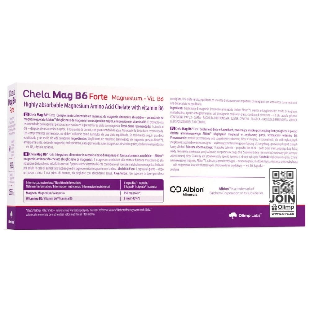 Olimp Chela-Mag B6 Forte - 60 Capsules