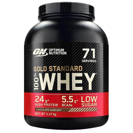 Optimum Nutrition Gold Standard 100% Whey Protein, Hazelnut Chocolate - 2270 g