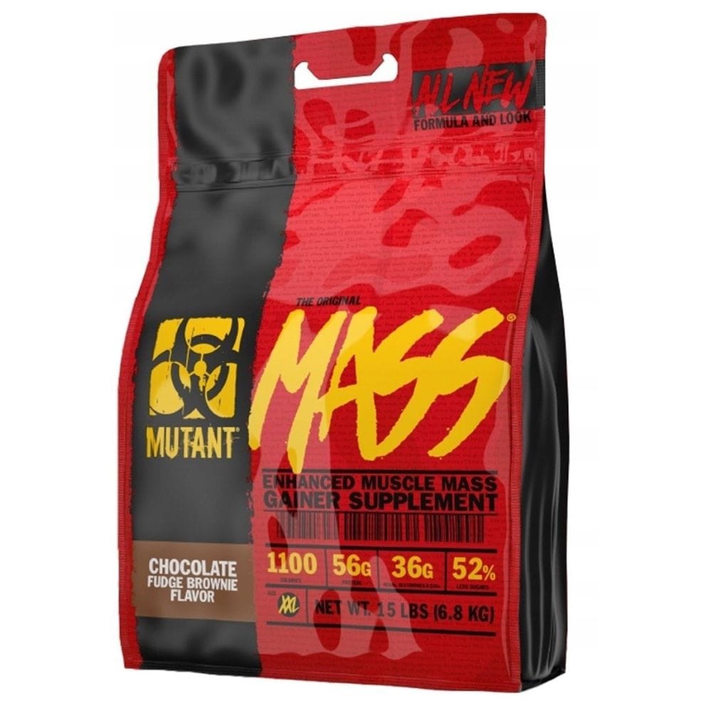 PVL Mutant Mass Gainer, Chocolate Fudge Brownie - 6800 g