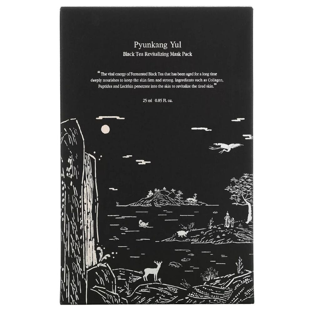 Pyunkang Yul Black Tea Revitalizing Mask - 10 Pieces