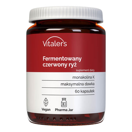 Vitaler's Fermented Red Rice - 60 Capsules