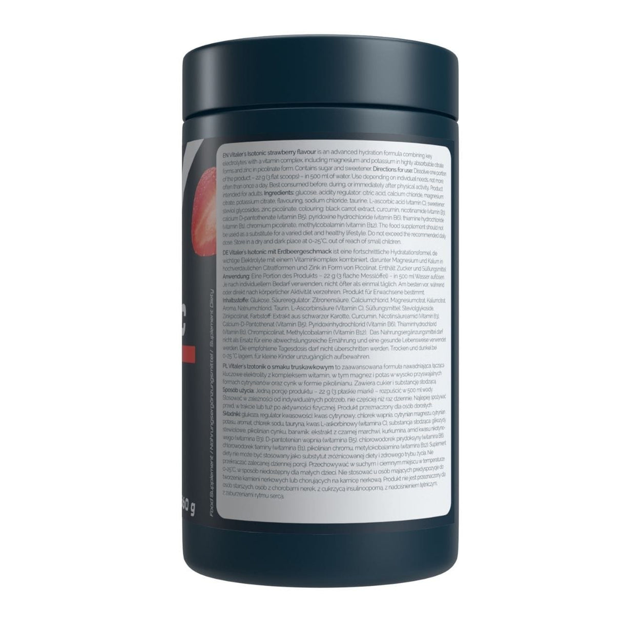 Vitaler's Sport Isotonic Drink, Strawberry - 660 g