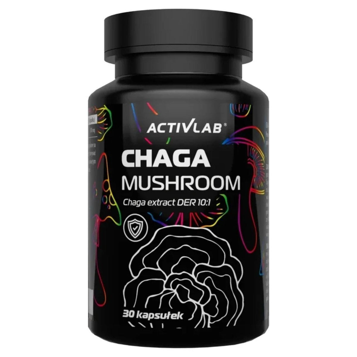 Activlab Chaga Mushroom Extract 500 mg - 30 Capsules