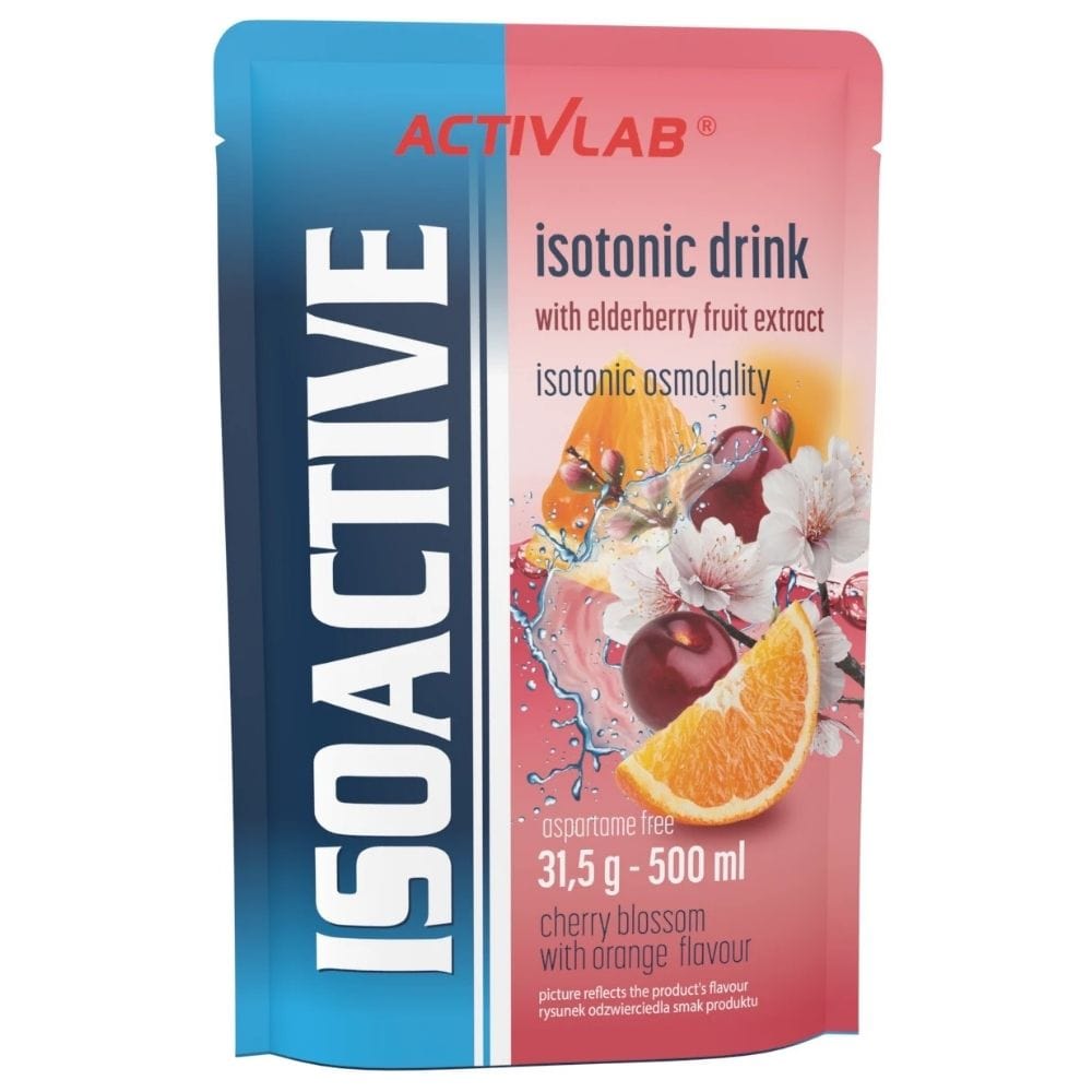 Activlab Isoactive Isotonic with Elderberry, Cherry Blossom with Orange - 20 Sachets