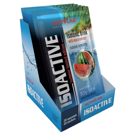 Activlab Isoactive Isotonic with Maca, Watermelon - 20 Sachets