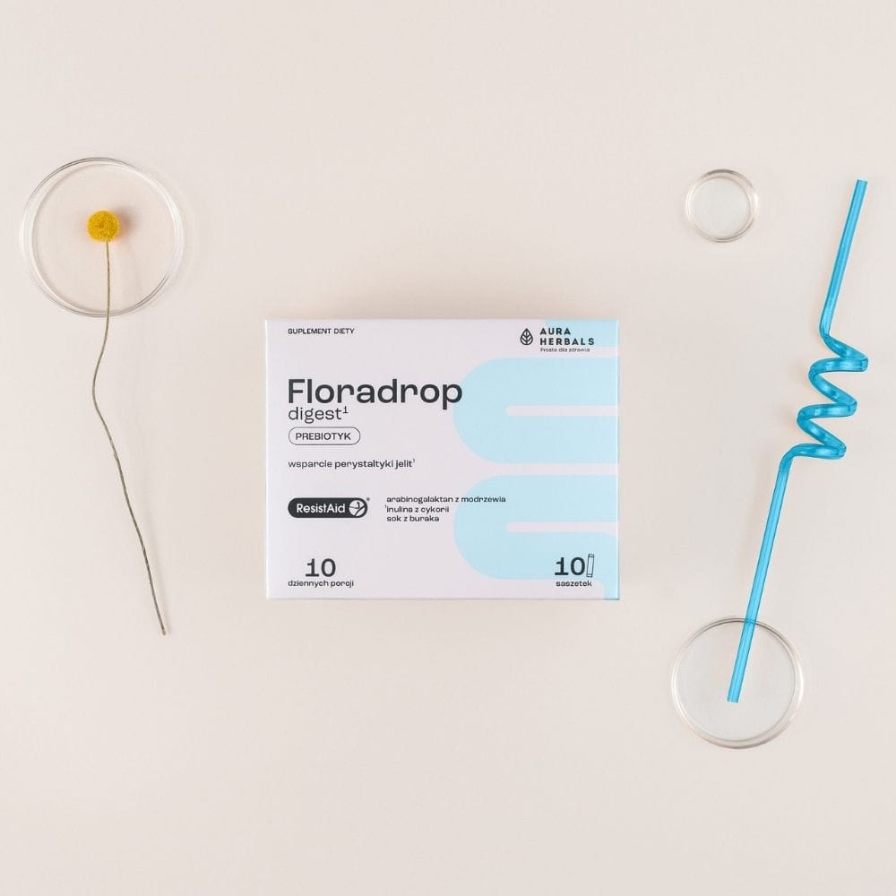Aura Herbals Floradrop Digest, Prebiotic - 10 Sachets