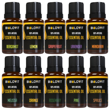 Bilovit Essential Oil Set, 10 Pieces - 10 ml