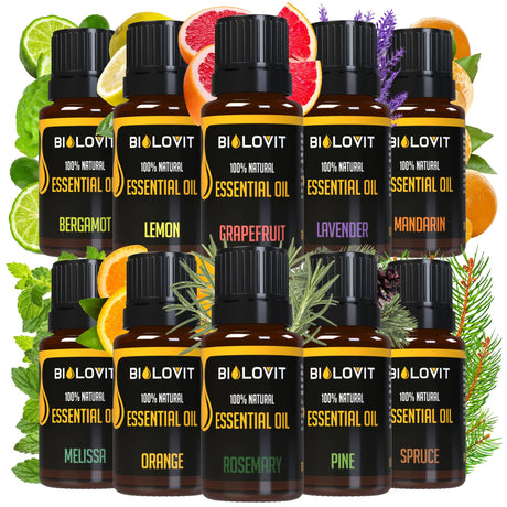 Bilovit Essential Oil Set, 10 Pieces - 10 ml