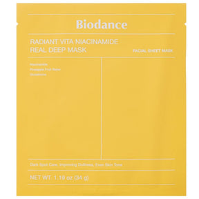 Biodance Radiant Vita Niacinamide Real Deep Mask - 1 piece