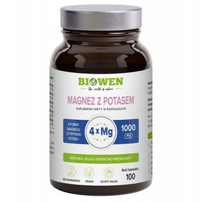 Biowen Magnesium with Potassium - 100 Capsules