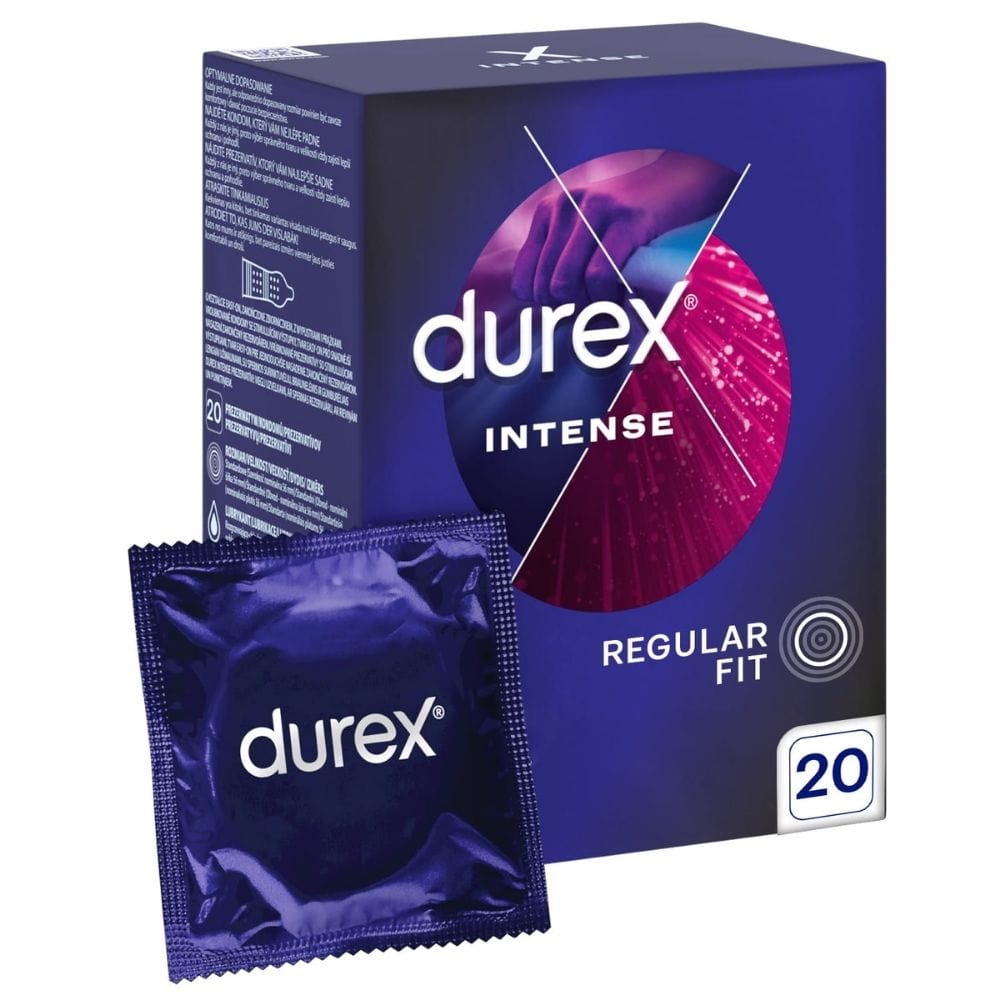 Durex Intense Regular Fit Condoms - 20 pieces