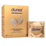 Durex Sensual No Latex Thin, Latex-Free Condoms - 20 Pieces