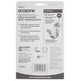 Ecozone Enzymatic Drain Cleaning Sticks, Citrus - 12 pieces