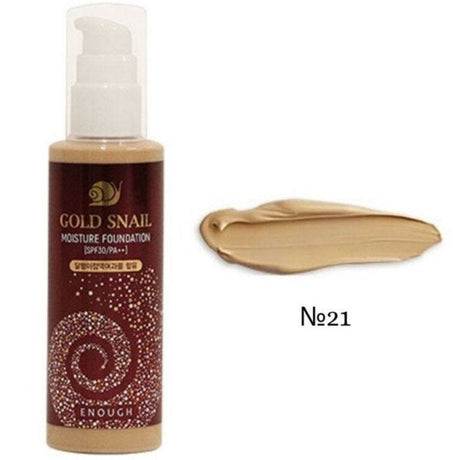 Enough Gold Snail Moisture Foundation Shade 21 - 100 ml