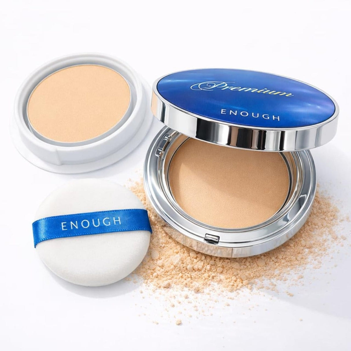 Enough Ultra X10 Two Way Cake Mattifying Powder - Shade 13