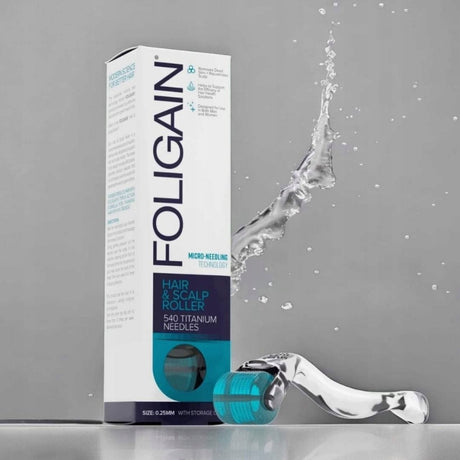 Foligain Dermaroller for the Scalp with Titanium Needles – 1 Piece