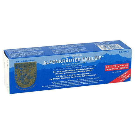 Friedrich Frohne Alpenkrauter Alpine Herbal Emulsion - 100 ml