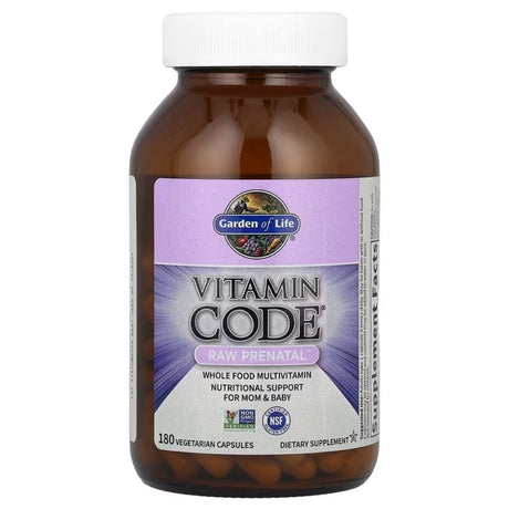 Garden of Life Vitamin Code RAW Prenatal - 180 Capsules