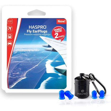 Haspro Fly Family Pack of Earplugs for Travel