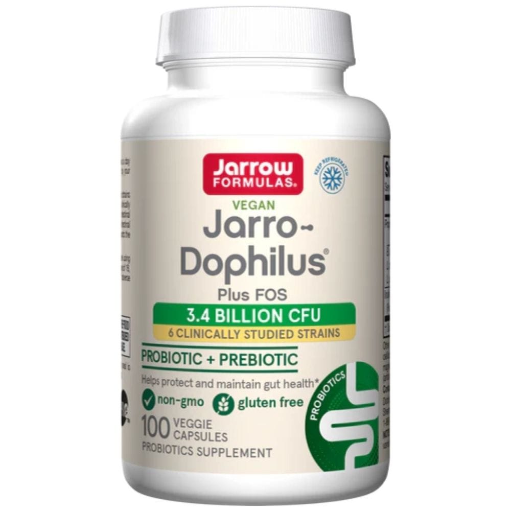 Jarrow Formulas Jarro-Dophilus + FOS (Synbiotic) - 100 Capsules