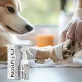 JM Sante Polisept Vet Spray Silver Pro for Wounds for Dogs and Cats - 200 ml