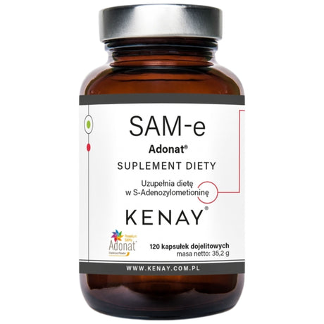Kenay SAM-e S-Adenosyl-L-Methionine - 120 Capsules