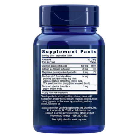 Life Extension Fast-C® and Bio-Quercetin® - 60 Tablets