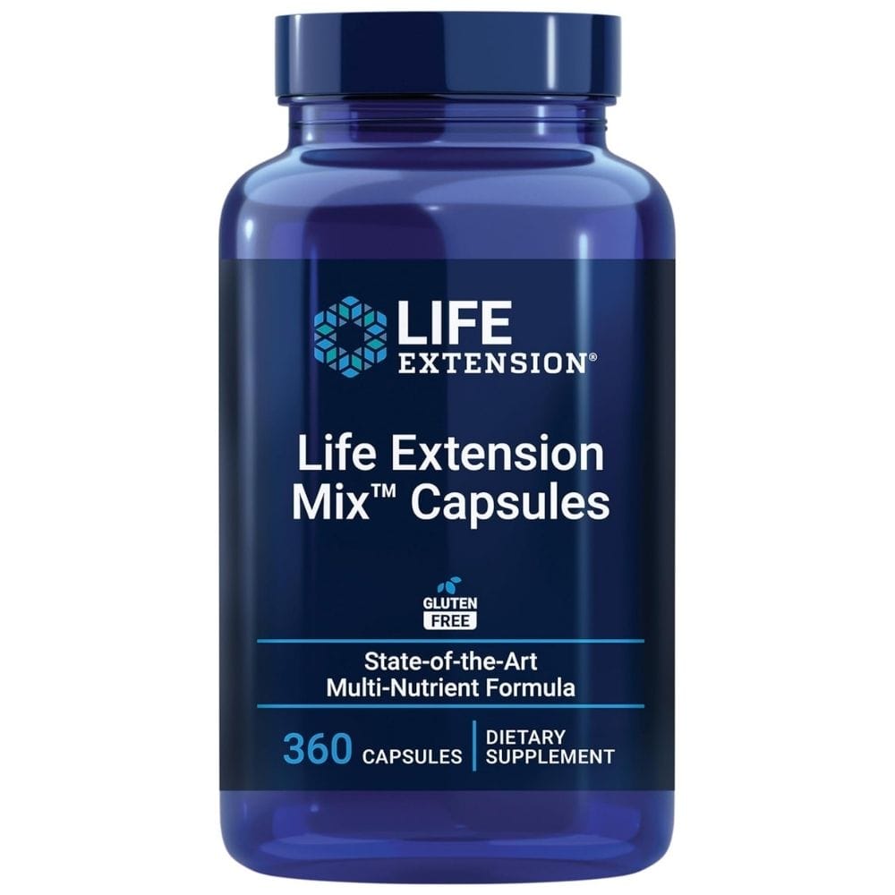 Life Extension Mix™, Complex of Vitamins, Minerals, Vegetables and Fruits - 360 Capsules
