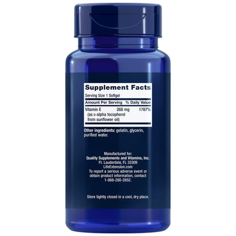 Life Extension Super Vitamin E 268 mg - 90 Softgels