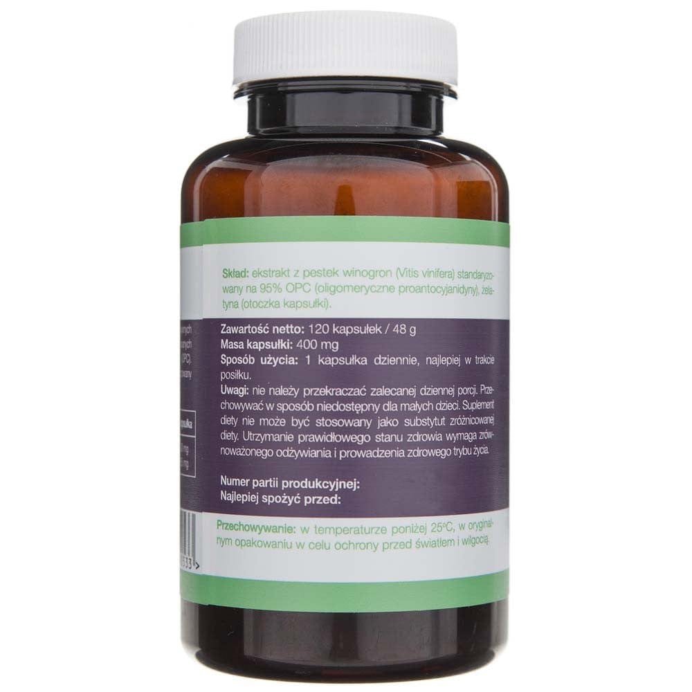 Medverita OPC 95% Grape Seed Extract - 120 Capsules