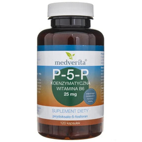 Medverita P-5-P Coenzymatic Vitamin B6 25 mg - 120 Capsules