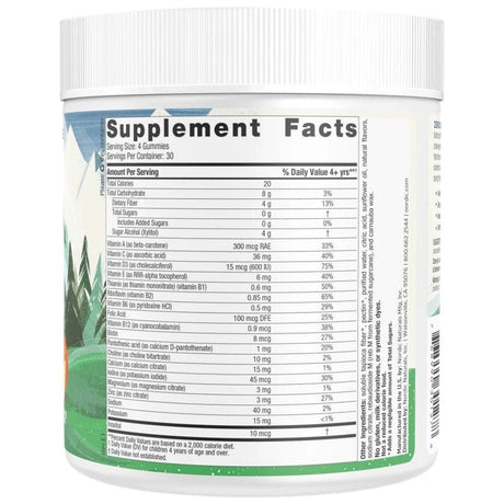 Nordic Naturals Multivitamin in Jelly Babies, Orange-Lemon - 120 Pieces