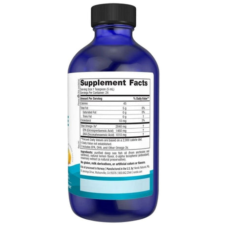 Nordic Naturals Ultimate Omega, Lemon 2840 mg - 119 ml