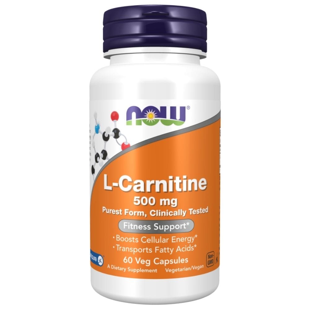 Now Foods L-Carnitine 500 mg - 60 Capsules