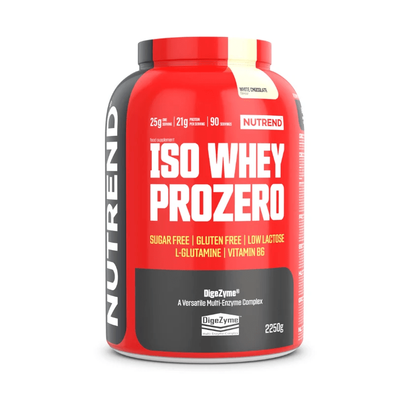 Nutrend Iso Whey Prozero, White Chocolate - 2250 g