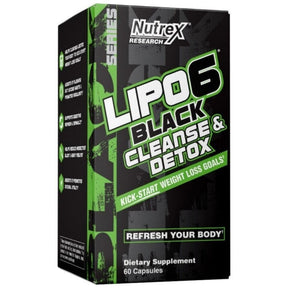 Nutrex Research Lipo-6 Black Cleanse & Detox - 60 Capsules