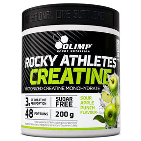 Olimp Rocky Athletes Creatine 3000 mg, Sour Apple - 200 g