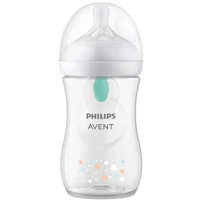 Philips Avent Responsive Natural Bottle with AirFree Anti-Colic Valve, Teddy Bear - 260 ml