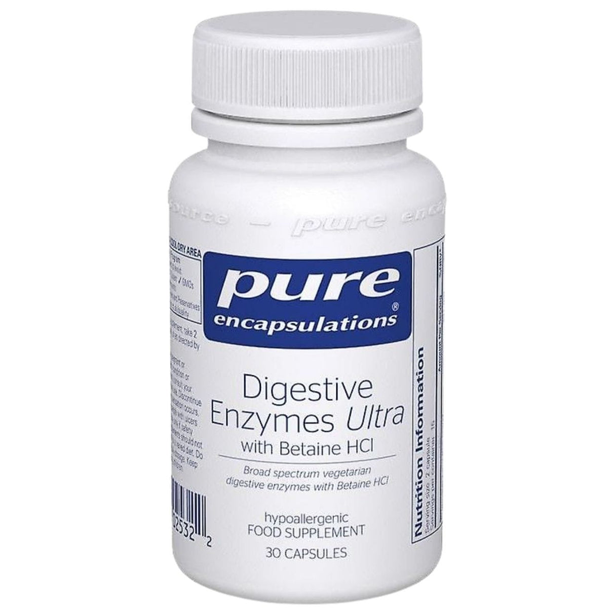 Pure Encapsulations Digestive Enzymes Ultra - 30 Capsules