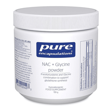 Pure Encapsulations NAC + Glycine Powder - 159 g