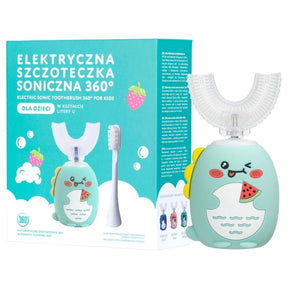 Simed Sonic Toothbrush 360 for Children U-shape 2 in 1 - Green