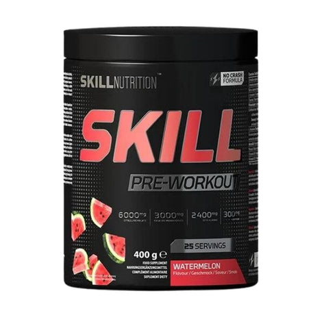 Skill Pre-Workout, Watermelon - 400 g