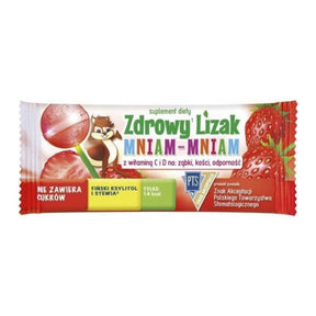 Starpharma Healthy Lollipop with Vitamin C and D, Strawberry - 6 g