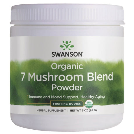 Swanson 7 Mushroom Blend, Powder - 84 g