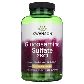 Swanson Glucosamine Sulfate 2KCl 500 mg - 250 Capsules